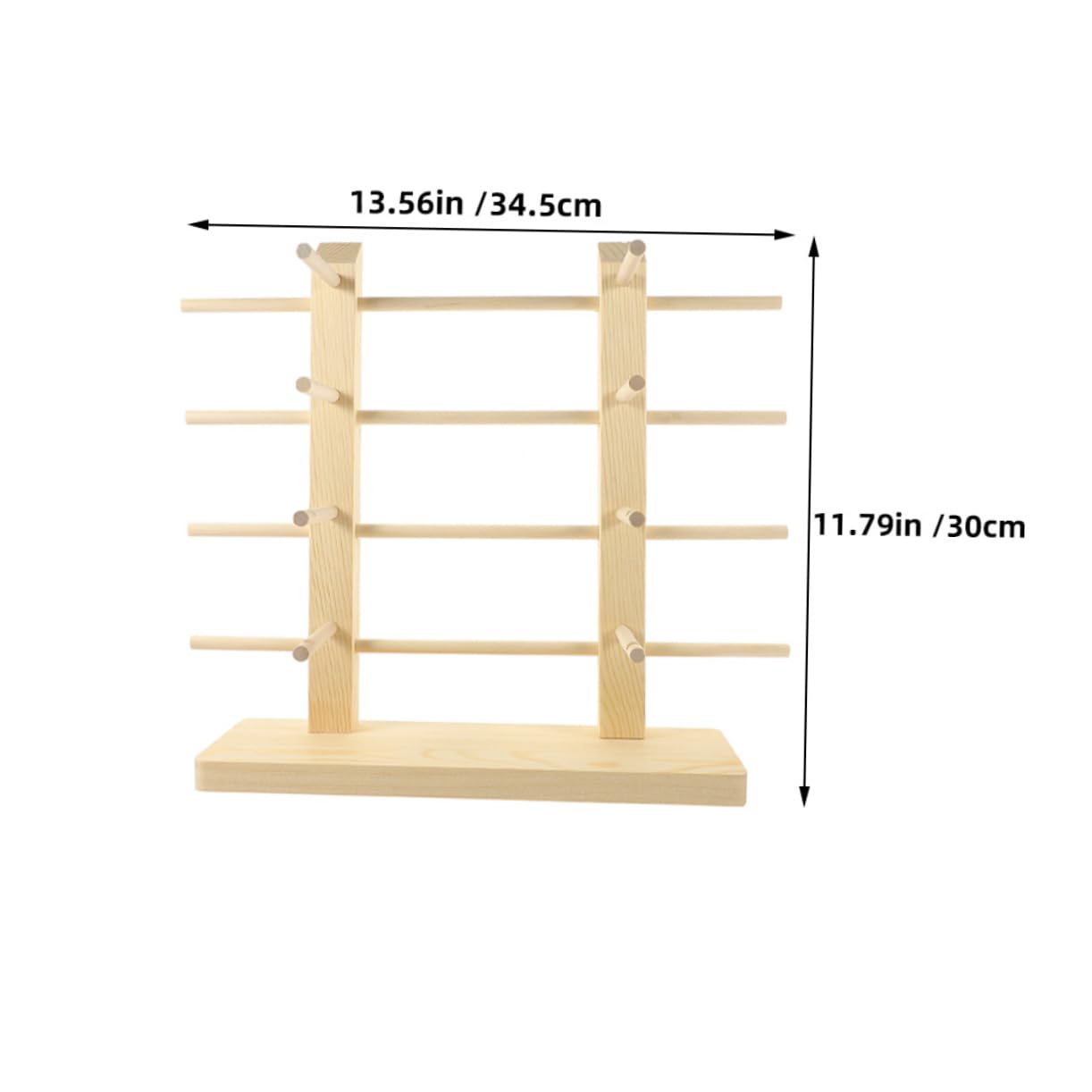 2piezas Expositor de Gafas de Madera Organizador de Escritorio para Gafas de Sol Unidades para Tiendas y Uso Doméstico Elegante y Resistente