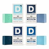 Duke Cannon WWII Era Collection of Men's Big Brick of Soap: Accomplishment, Victory, Naval Supremacy, and Productivity