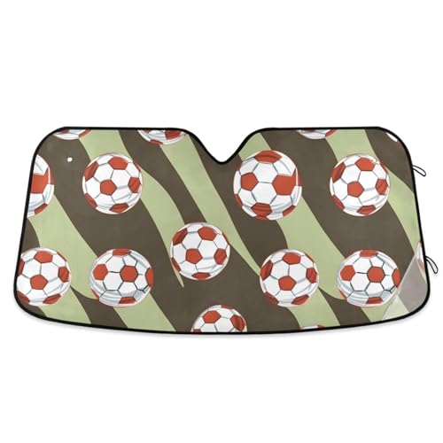 Parasol coche delantero fútbol con aislamiento térmico y diseño continuo