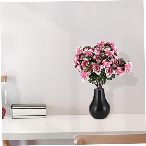 Flores artificiales de azalea resistentes al sol que no se marchitan nunca 4