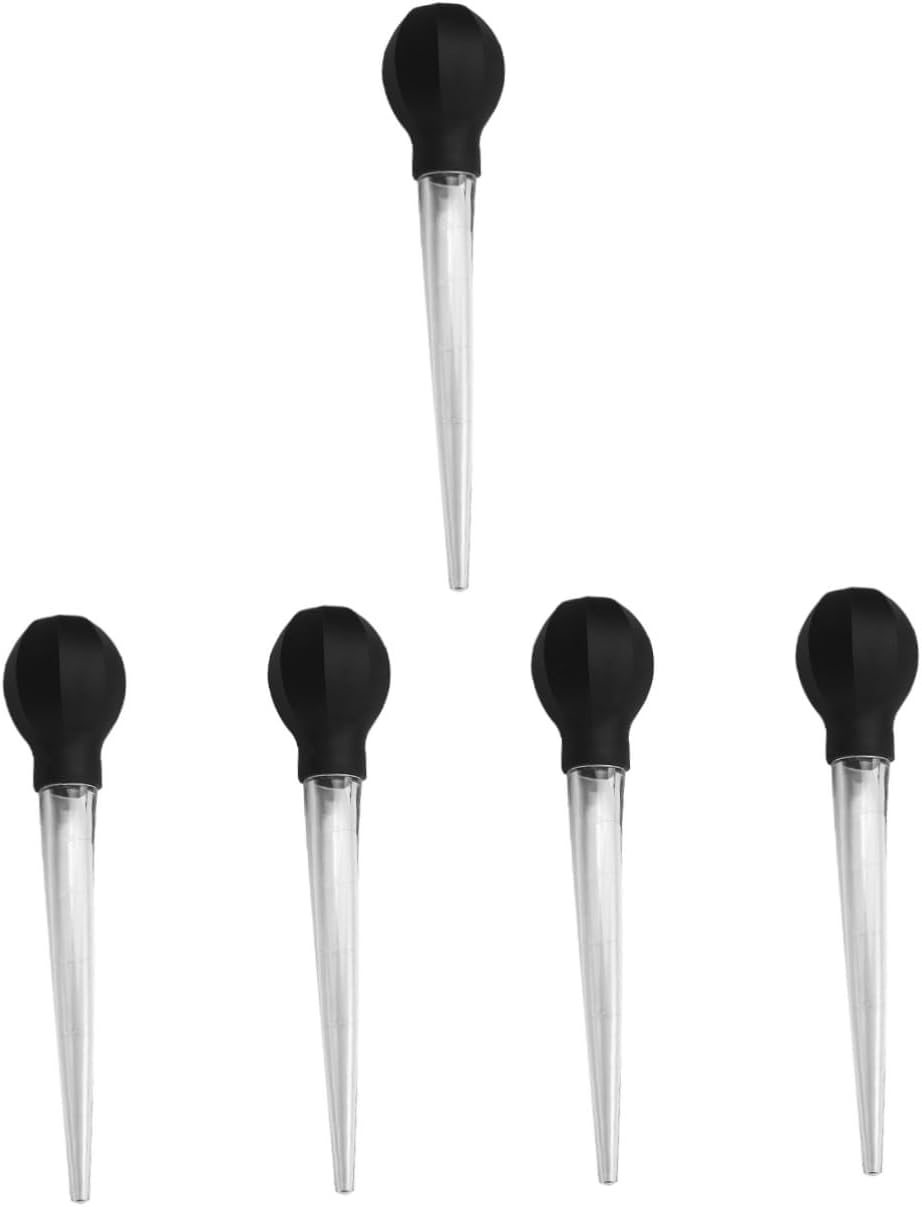 UPKOCH 5pcs BBQ Turkey Sauce Injector Baster for Easy Marinade Transfer for Roasting Chicken and Turkey Kitchen Tool for Flavoring Meats