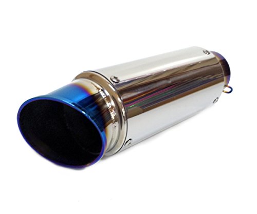 Amazon | 汎用60.5mm GPタイプ スリップオンマフラー/ステンレス