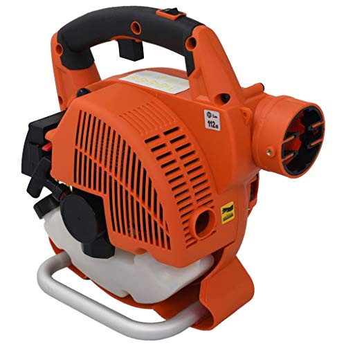 mewmewcat 3 in 1 Petrol Leaf Blower User-friendly Gasoline Leaf Blower 26 cc Orange + Black