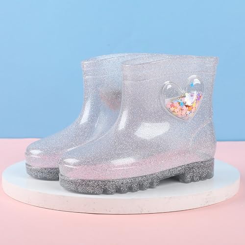 Toddler Kids Rain Boots Light Infant Boys Girls PVC Rain Boots Non Slip Shoes Outdoor Shoes Berry Boots4
