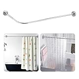 Photo Gallery mzbdyyf polo per tende per doccia, binario per vasca curva, asta di tenda angolare in acciaio inossidabile estendibile per bagno e sala di raccordo - soluzione durevole ed elegante Photo Gallery mzbdyyf polo per tende per doccia, binario per vasca curva, asta di tenda angolare in acciaio inossidabile estendibile per bagno e sala di raccordo - soluzione durevole ed elegante