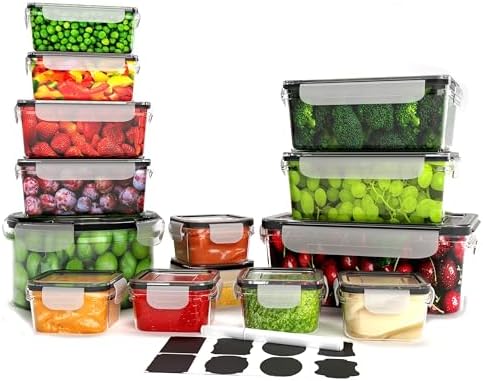 MAGY Boîtes de Conservation Alimentaire Hermétiques en Plastique ...