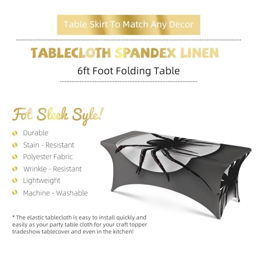 Nappe rectangulaire extensible facile à nettoyer pour grande table