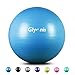 Glymnis Gymnastikball Sitzball 55cm 65cm 75cm Dicker Pilates Ball inkl. Luftpumpe Anti-Burst Yoga Ball Robuster 300kg Maximalbelastbarkeit für Core Fitness Hause Büro