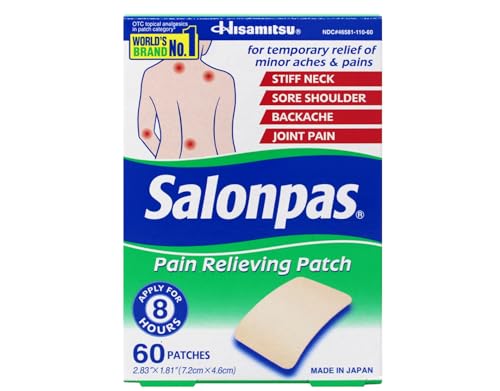 Salonpas Pain Relieving Patch, Extra Strength Topical Analgesic, 60 Ct - Additional View