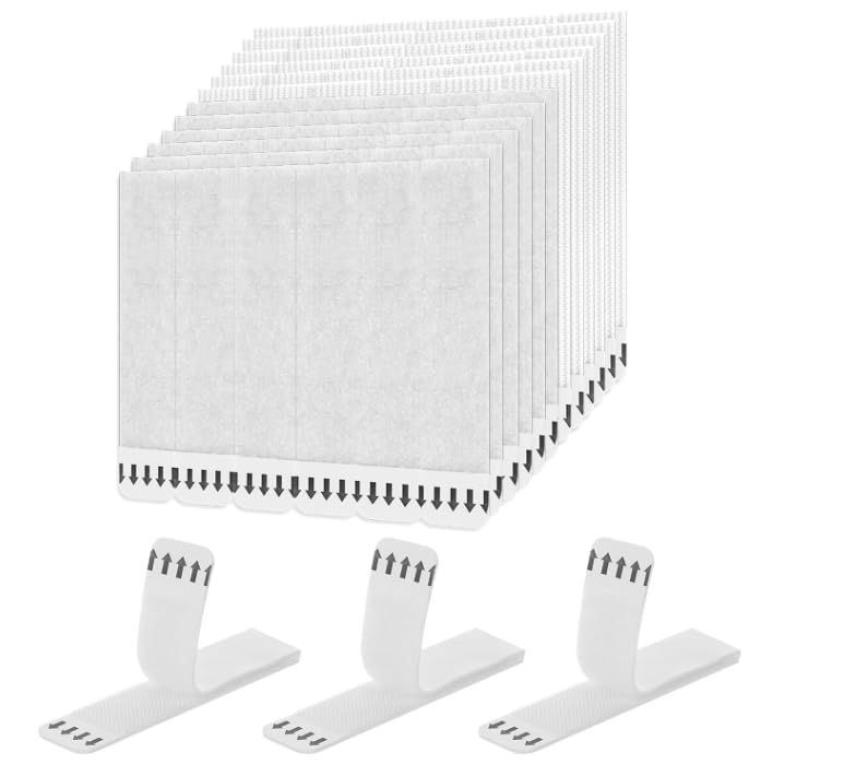 WEDAWIN 36 Tiras Adhesivas para Colgar Cuadros, 19 x 92 mm Adhesivo Cuadros Pared, Pegar Cuadros sin Clavos Pared, No Deja Residuos, Ideal para Fotos, Pósteres y Decoración del Hogar