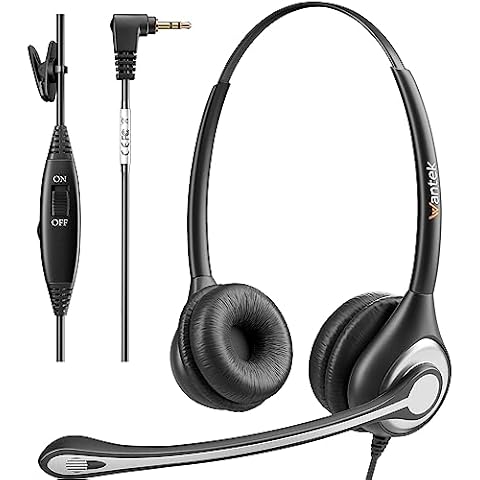 Wantek 602F Casque avec Microphone Cover