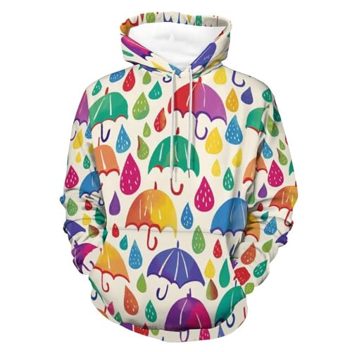 Sweat à capuche confortable taille S pour éviter le froid des jours de pluie