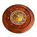 Yuanhe Deluxe Wooden Roulette Wheel - 20Inch Roulette Wheel Set, Casino Grade Precision Bearings,Chrome-Plated Brass Turret,Very Smooth Spinning Action,Great for Home Game Night or Professional Use