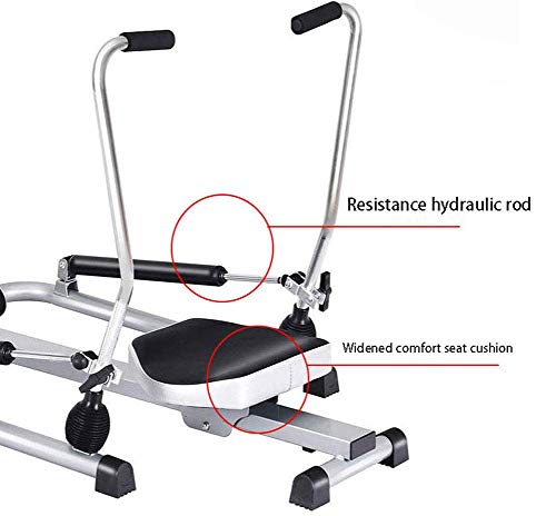 Image of Foldable Rowing Machines Rowing Machine Home Water Resistance Hydraulic Rowing Machine Indoor Abdominal Muscle Fitness