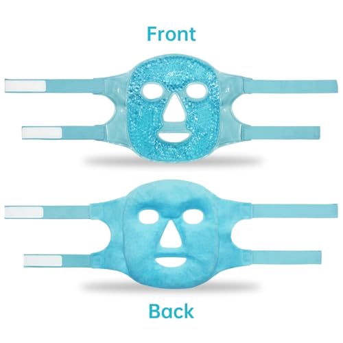 Image of Anti-Fog Full Face Shield Upgraded, Impact & Wind Resistant Cycling Mask with Adjustable Fit, Transparent Protection for Outdoor & Kitchen Use, Heat & Blue Light Blocking