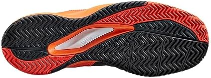 Wilson Rush Pro Ace Men's Tennis Shoe - Black/Vermillion Orange, Size 11 US | Image 2