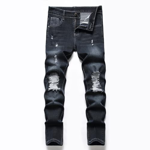 Boys Stylish Ripped Pants Elastic Fit Denim Trousers for Casual Wear Durable and Comfortable Boys' Jeans Perfect3