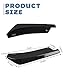 UNLRAE Spoilers for Cars,Car Accessories Rear Bumper Lip,Body Kit for Cars,Side Fin Fenders Skirt Protector Exterior Decoration Trim,Used for The Rear Bumper of Most Auto (Black)