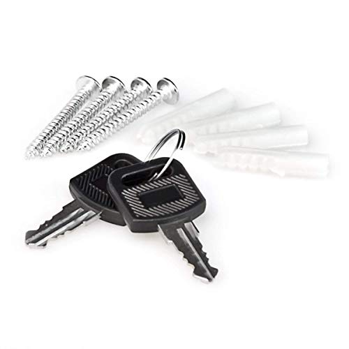 Relaxdays 10017415_W brievenbus, 26,5 x 35 x 8,5 cm, wit - Afbeelding 5