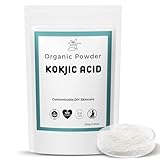 Premium Kojic Acid Powder for Skin-Lightening and DIY Skincare - 99% Purity, Brighten Complexion, Reduce Dark Spots, Even Skin Tone - Natural Preservative - Ideal for Custom Serums, Creams, and Masks
