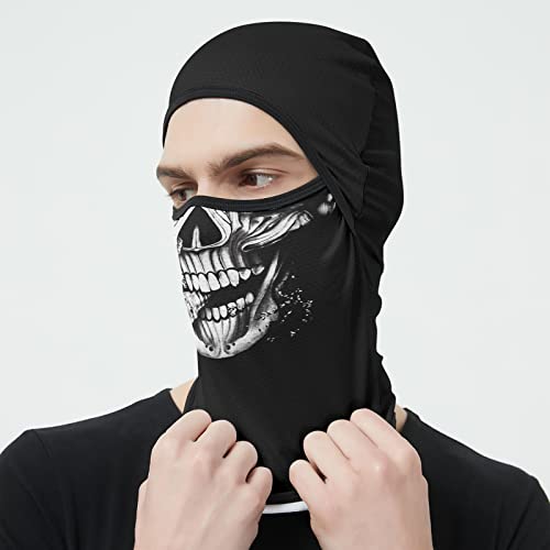 Image of Obacle Balaclava Face Mask Men Women for Sun Protection Motorcycle Fishing Raves