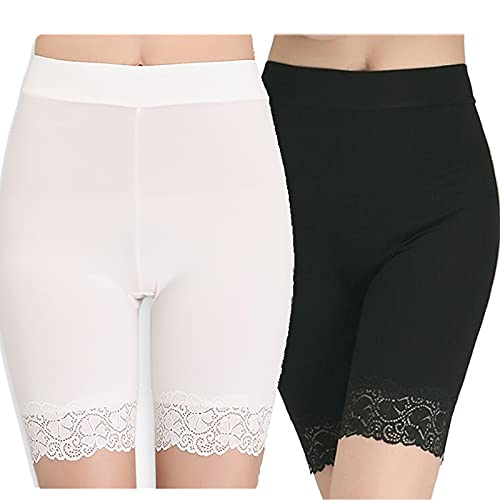 YELYAN Unterhosen Radlerhose Boxershorts Damen Slipshorts Kurze Leggings...
