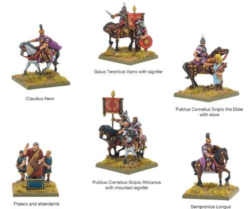 Commandants romains républicains pour mener vos légions de la guerre punique sur table de jeu
