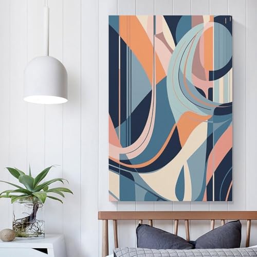 Art moderne sur toile poster géométrique pour salon
