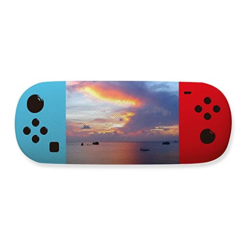 Étui rigide pour lunettes Ocean Sky Water Science Nature à motif scientifique