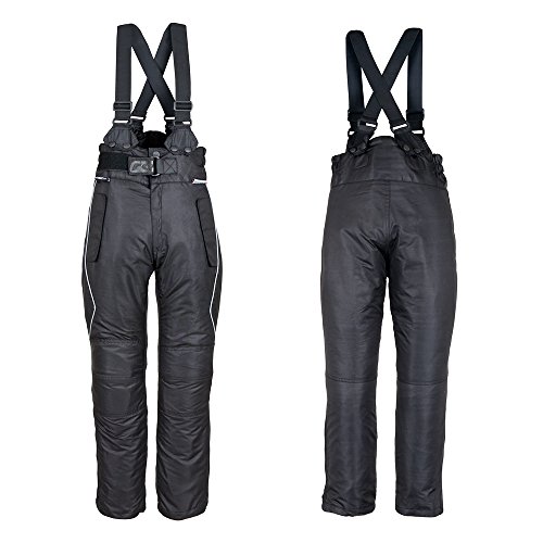 Roleff Pantalón de Motorista para Niños Racewear, Negro, S/128
