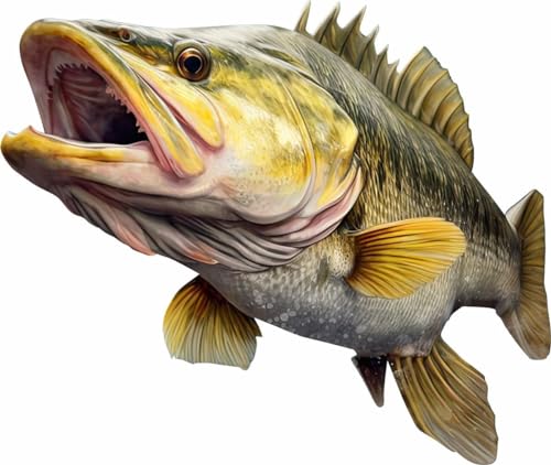 Walleye 2.0 Beautiful Fish Decal