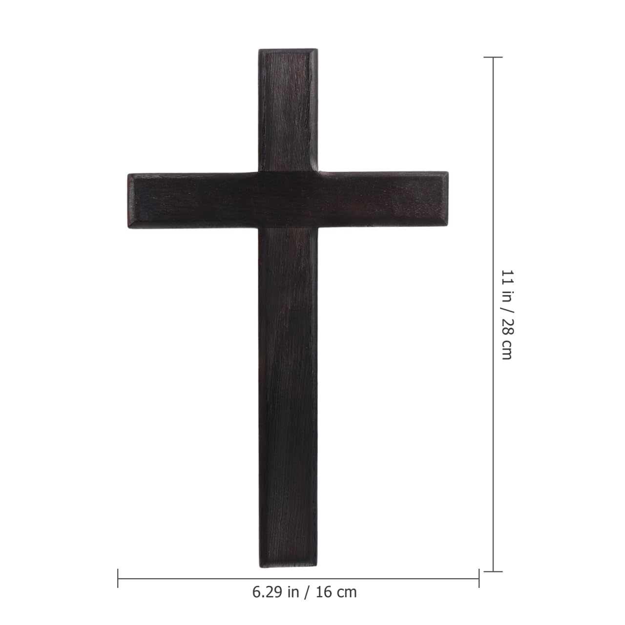 BESPORTBLE Wandkreuz Holz Kreuz Wanddeko Schwarz – 28Cm Christliches Kruzifix FüR Zuhause Hochzeiten Gebet Und Meditation – Symbol Des Glaubens Und Der Hoffnung