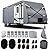 AIBILEY RV Cover 27/28/29/30FT Camper Covers, Heavy Duty 8-Layers Non-Woven Fabric Travel Trailer Cover for Tearproof,Waterproof,Cold and UV Resistant,with Air Vent,Reflective Strip, Windproof Strap