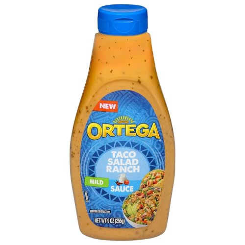 Ortega Mild Taco Salad Ranch Sauce, 9 Ounce (Pack of