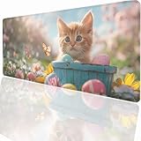 【MATÉRIEL DURABLE ET CONFORTABLE】: Le matériau est épais et se sent doux dans la main, ce qui peut aider à amortir le bruit lorsque vous tapez fortement sur les tampons. Notre Mousepad de bureau complet épais de 3 mm donne à vos mains la facilité qui offre un jeu ou un travail confortables. Les bords de tapis de bureau de haute qualité sont finis pour ne pas se casser, déformer et dégommer dans une utilisation prolongée et confortable pour vos poignets et vos mains.