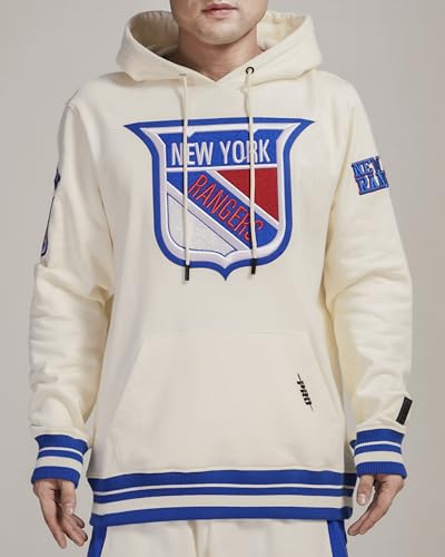 Image of Pro Standard Men's NHL Retro Classics Brushed Back French Terry Pull Over Hoodie