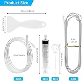 8Pcs Fridge Dredger Set, Fridge Drain Hole Cleaning Tool, Fridge Cleaner Reusable Refrigerator Drain Dredging Tool Kit for All Refrigerator Cleaning and Kitchen Drain Hole Remover - Image 2