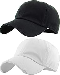 2 Pack - Black & White (Distressed)