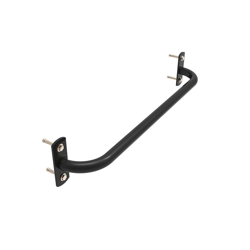 QUSYZD Pull-Up Bars Wall Horizontal Bar, Door-Corridor Bar Pole, Punching Installation, Multifunctional Suspension Bar, Load 200Kg, 2 Sizes, 2 Colors,Silver12X120Cm,Black-12X120CM