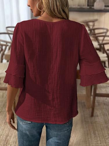 Image of TOPLOT Women's Top | Stylish Shirt Design | Comfortable Western Top| Easy Movement Structure | Trendy Look Styling | Versatile Perfect for Casual & Everyday Fashion (5231)