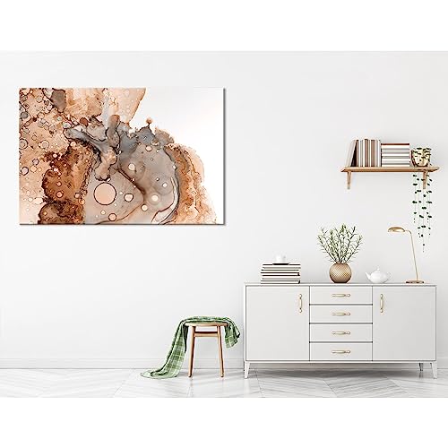 Toile Ginger Octopus Abstract №04272, grand format de luxe