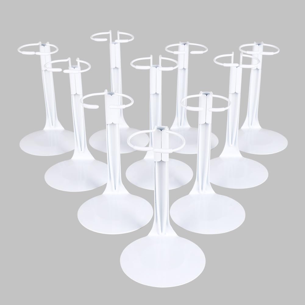 UCanaan 10 Supporti per Bambole Action Figure Stand Filo in Vita Espandibile 8-12 Pollici 1/6
