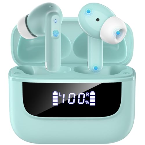 Wireless Ear buds 6-Mic Noise Canceling Large Dual LED Display 35H Playtime - image 1