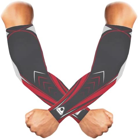 SUBHUSHA Arm Sleeve Unisex Sports Compression Sun Protection UV UPF 50 Cooling Sleeve Tattoo Cover Up Men & Women Cycling Cricket Biking Riding Golf Football Basketball & Running DP13