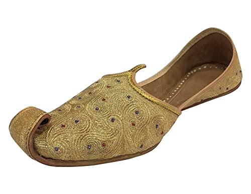 Mens Juti Indian Traditional Handmade Khussa Men Shoes Wedding Mojari