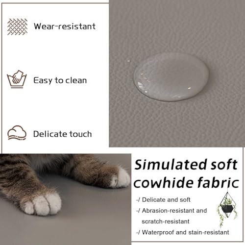 Wasserdichte, rutschfeste Sofadecke, Überwurf für Ledersofa, passend für 3-, 4-, 2-, 1-Sitzer-Couch (#5180 x 260 cm)