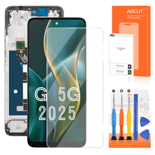 Image of for Moto G 5G 2025 Screen Replacement for Moto G 5G 2025 LCD Display XT2513 XT2513-1 for Motorola xt2513-1 LCD Digitizer Touch Screen Assembly Repair Part with Frame