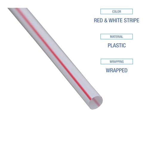 Pitillos Jumbo Wrapped Boardwalk 7.75" Rojo 10,000 miniatura 4