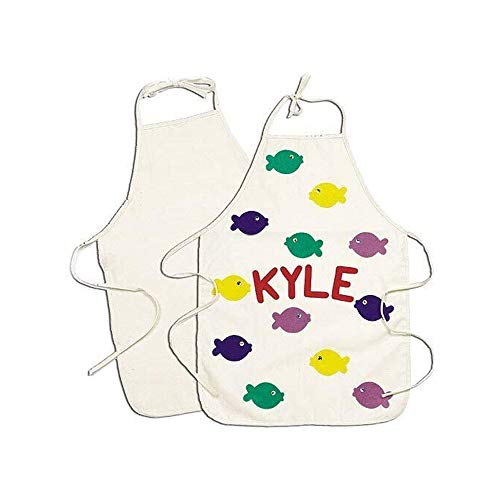 Baker Ross Kit de Artesanía para Diseñar Delantales de Tela Manualidades Creativas para Niños Perfectas para Crear Decoraciones y Regalos Personalizados (Pack de 2)