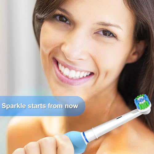 Image of 8 Count Electric Toothbrush Heads for Oral B Braun Sensitive Gum Care.Extra Soft Bristle,especially good for Sensitive Gums and Teeth.Premium Quality - 100% Satisfaction Guarantee.